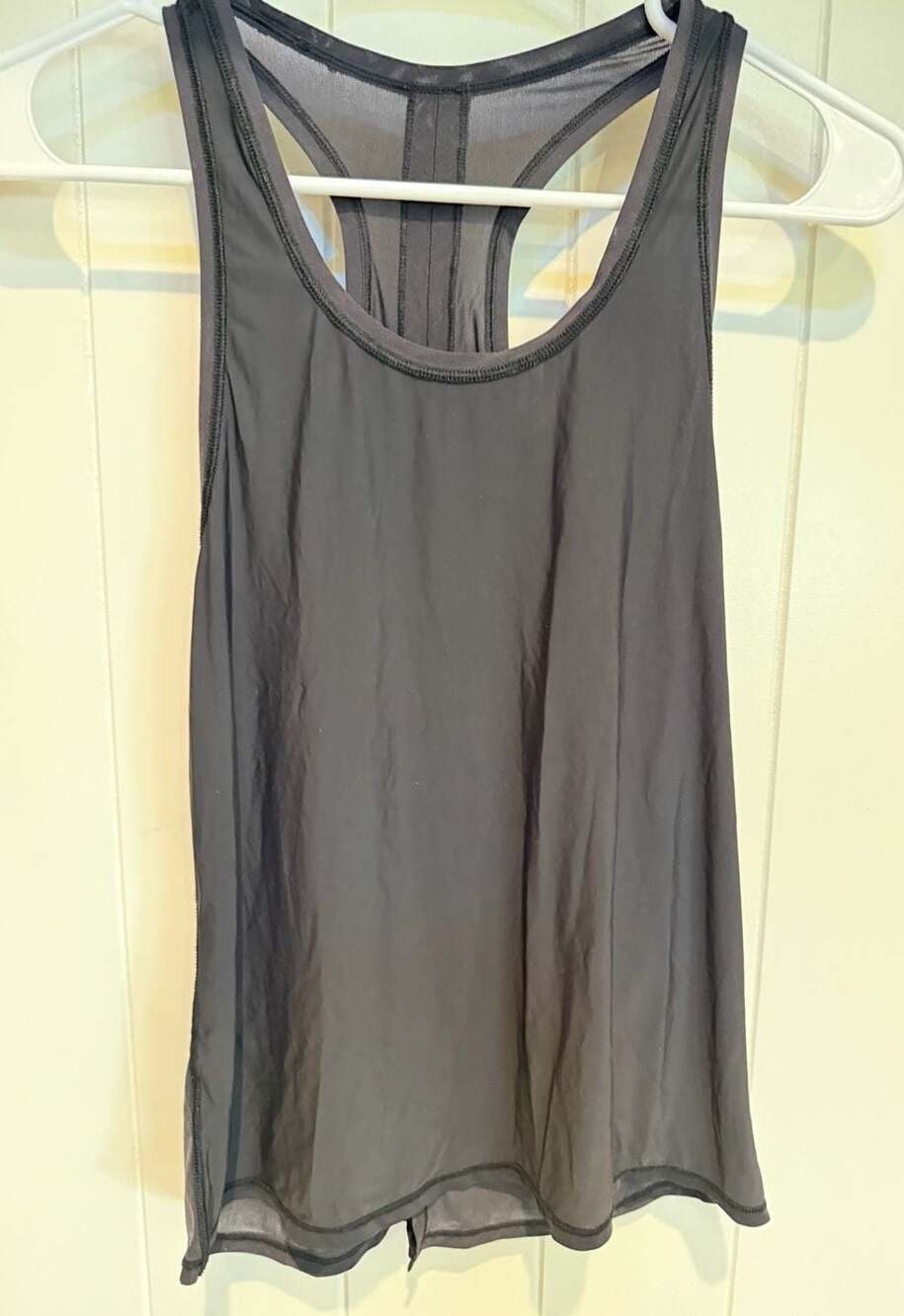 Lululemon All Tied Up Tank/Open Tank Top Black